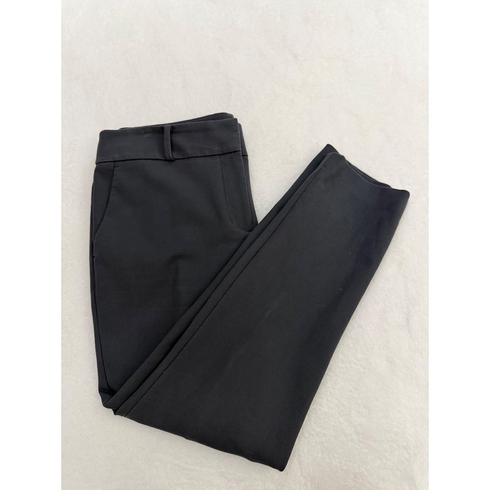Ann Taylor LOFT Petite Pant 10P Julie Skinny Pants Charcoal Gray Ankle Trousers